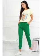 Dámské teplákové kalhoty OFF PINK Dámské teplákové kalhoty OFF PINK