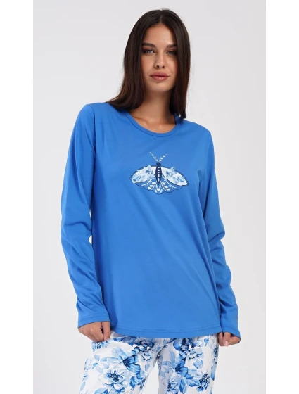 Dámské pyžamo dlouhé model 22407374 - Vienetta Dámské pyžamo dlouhé model 22407374 - Vienetta