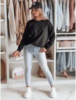 Dámské úzké džínové kalhoty s páskem blue Dstreet model 21985439 - FashionStreet