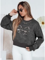 Dámská krátká oversize mikina s motivem graphite Dstreet model 21988083 - FashionStreet