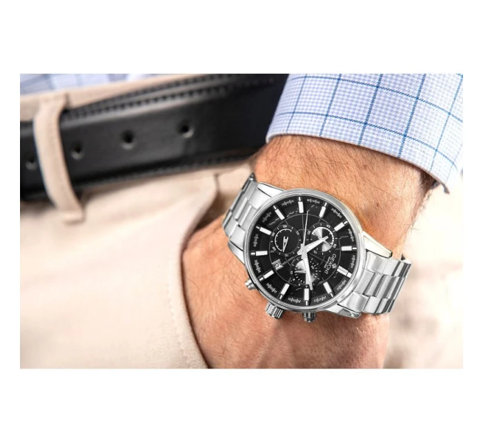 Pánské hodinky Chronograph Sapphire Silver model 21807513 - Giewont Pánské hodinky Chronograph Sapphire Silver model 21807513 - Giewont