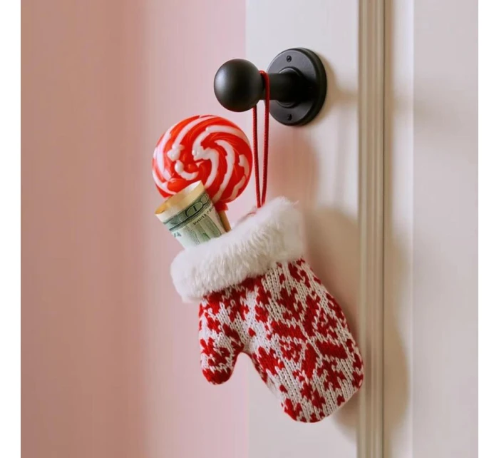 DARČEKOVÁ VISAČKA 12CM BIELA