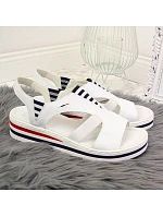 Sandály na platformě W model 22082975 bílé Rieker - Inny