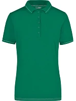 JN Dámské žerzejové elastické polo 02.0 green/white model 22487091 - Daiber JN Dámské žerzejové elastické polo 02.0 green/white model 22487091 - Daiber