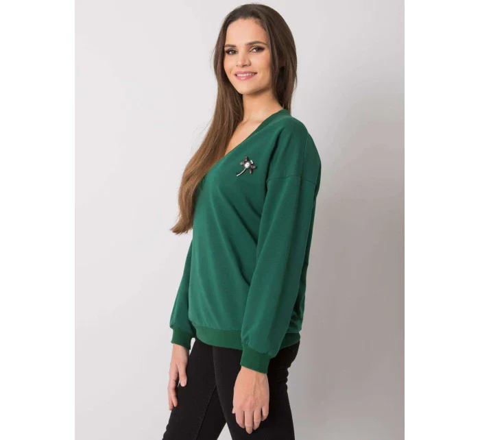 Mikina RV BL model 16719798 tmavě zelená - FPrice Mikina RV BL model 16719798 tmavě zelená - FPrice