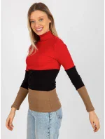 Dámská halenka RV BZ 8465 model 18309875 červená - FPrice Dámská halenka RV BZ 8465 model 18309875 červená - FPrice