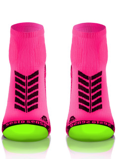 Sesto Senso Krátke športové ponožky ružové