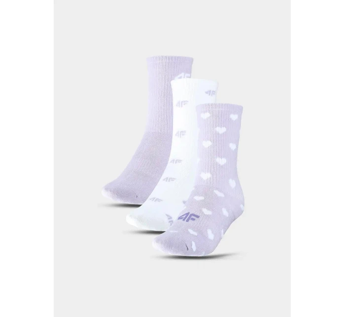 Dievčenské ponožky 4F F394 (3balenia)