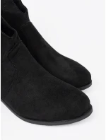 Jedinečné dámské černé kotníčkové boty Obcas Jedinečné dámské černé kotníčkové boty Obcas