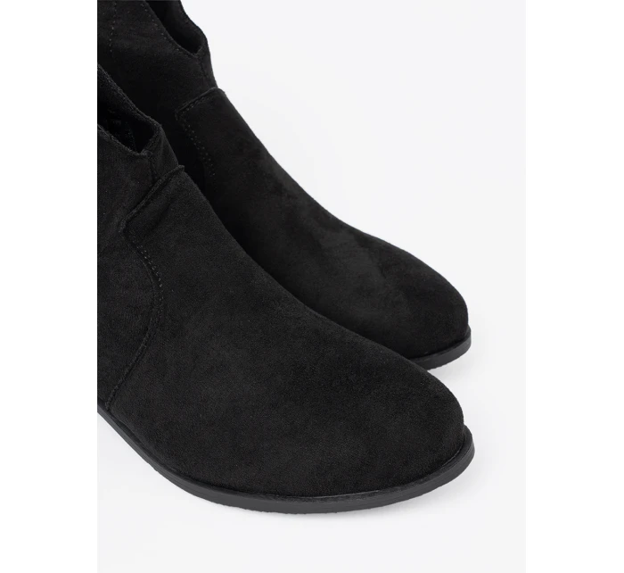 Jedinečné dámské černé kotníčkové boty Obcas Jedinečné dámské černé kotníčkové boty Obcas