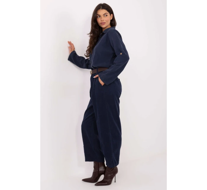 Šnúrové nohavice model 220818 Taliansko Moda