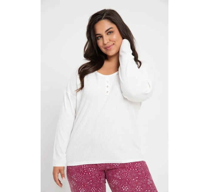 Taro Estella 3005 3/4 2XL-3XL dámske pyžamoZ24 Taro Estella 3005 3/4 2XL-3XL dámske pyžamoZ24