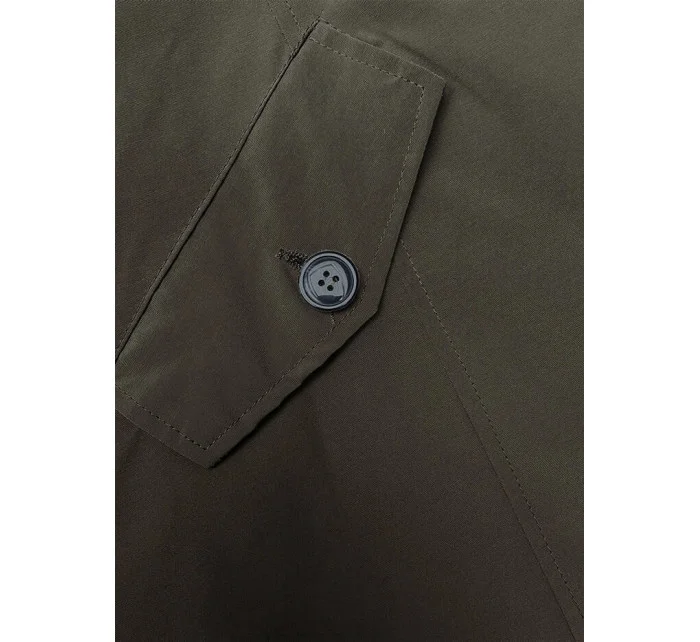 Dámska zimná bunda v khaki farbe (M-R45)