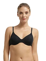 Dámska podprsenka s kosticami DIM INVISIBLE UNDERWIRE FULL CUP BRA - DIM - čierna