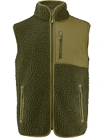 Fleece Vest Men Pánská fleecová vesta Sherpa "TwoTone" moss green model 22453581 - James Harvest