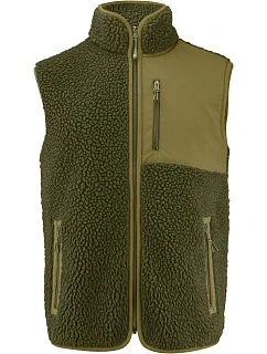 Fleece Vest Men Pánská fleecová vesta Sherpa "TwoTone" moss green model 22453581 - James Harvest