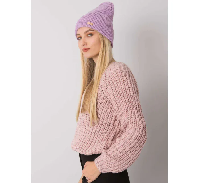 Dámska čiapka.26X svetlo fialová