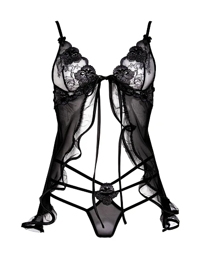 černá košilka + tanga ZDARMA! model 17599524 - Angels Never Sin černá košilka + tanga ZDARMA! model 17599524 - Angels Never Sin