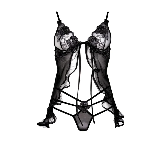 Feira Čierna kamizola + tangá ZADARMO! - Angels Never Sin