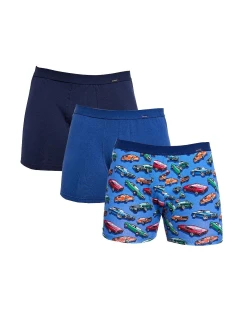 Pánske boxerky 946/02 A'3 modrá zmes - Cornette