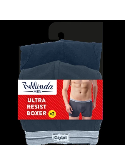 Dvojité balenie bavlnených boxeriek ULTRA RESIST BOXER 2x - BELLINDA - sivá Dvojité balenie bavlnených boxeriek ULTRA RESIST BOXER 2x - BELLINDA - sivá