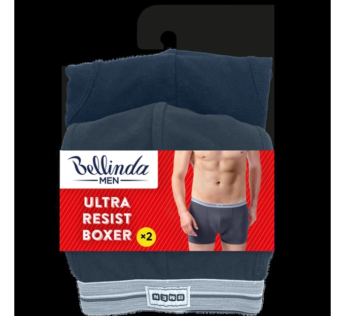 Dvojité balenie bavlnených boxeriek ULTRA RESIST BOXER 2x - BELLINDA - sivá Dvojité balenie bavlnených boxeriek ULTRA RESIST BOXER 2x - BELLINDA - sivá