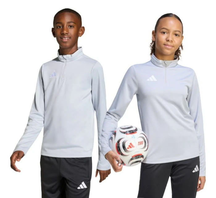 Detské tričko adidas Entrada 26 Training Top light grey JZ6637 Detské tričko adidas Entrada 26 Training Top light grey JZ6637