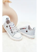 Dziecięce Klasyczne Niskie Trampki BIG STAR HH374094 Niebieskie Dziecięce Klasyczne Niskie Trampki BIG STAR HH374094 Niebieskie