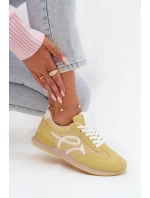 Sneakers Dámské Sportovní Žluté model 21919377 - Boto