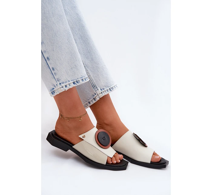 Kožené dámské pantofle model 22123051 - Maciejka