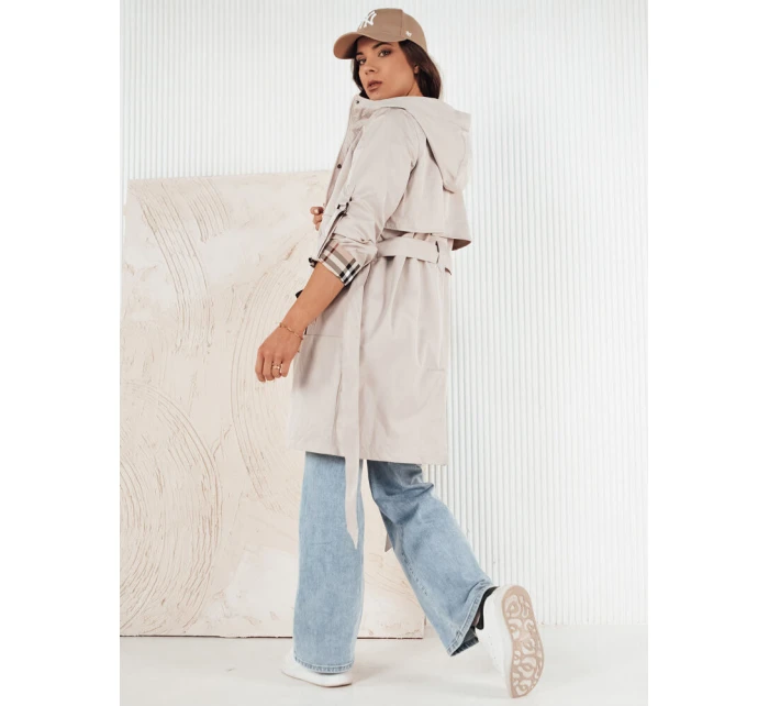 Dámska prechodná bunda CIVIT ecru FashionStreet TY4214