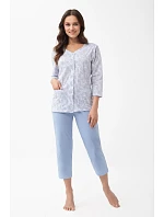 Pyžamo model 22194773 7/8 2XL3XL L26 rozepínací - Luna