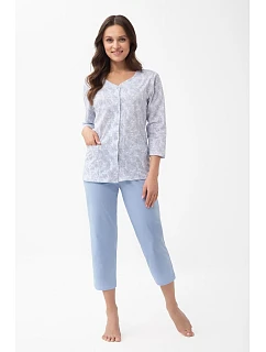 Pyžamo model 22194773 7/8 2XL3XL L26 rozepínací - Luna