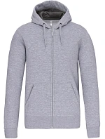K 444 Mikina s kapucí z těžké bavlny model 22509264 oxford grey - Kariban
