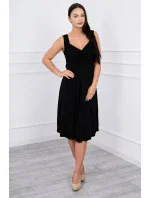 Šaty se širokými ramínky černé Šaty se širokými ramínky černé