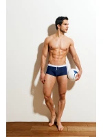 Plavky Sacco Navy v námorníckej modrej a bielej farbe - Alpha Male