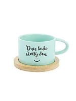TODAY WILL BE A GREAT DAY - mätový hrnček s makrónkou 200 ml