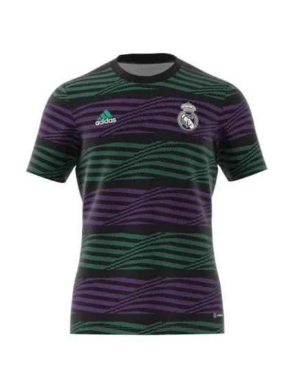 Pánske tričko Real Madrid Pre-Match Warm Up JSY M HT8799 čierna vzor - Adidas