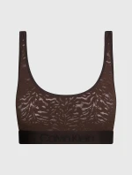 Dámska podprsenka 000QF7340E BKC tm. hnedá - Calvin Klein