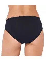 Dámske nohavičky sloggi 24/7 Cotton Lace Tai C3P - čierne - SLOGGI Dámske nohavičky sloggi 24/7 Cotton Lace Tai C3P - čierne - SLOGGI