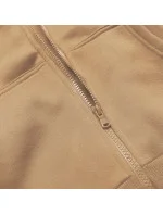 Dámska športová mikina v nahej farbe (W03-160)