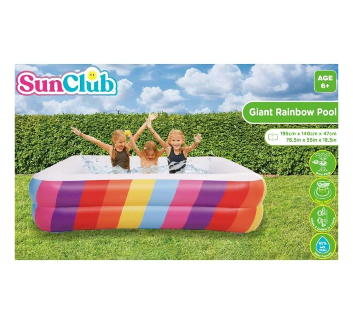 2-rodinná zaoblená 2-krúžková zaoblená umývadlová misa Rainbow 195x140x47 cm 51470