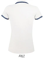 SOL'S Pasadena Women Dámské piqué polo model 22521884 white/navy SOL'S Pasadena Women Dámské piqué polo model 22521884 white/navy