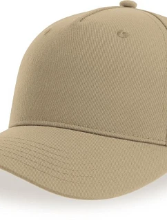 5 panelová baseballová kšiltovka khaki model 22479019 - Atlantis Headwear