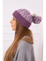 Dámská čepice s bambulí Abigail model 18751675 - K-Fashion