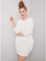 Šaty RV SK model 15826640 ecru - FPrice Šaty RV SK model 15826640 ecru - FPrice