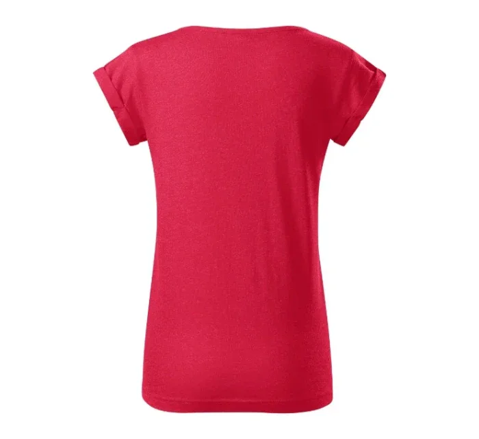 Fusion tričko dámské červený melír