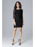 Dámské šaty model 18132974 černé - Lenitif