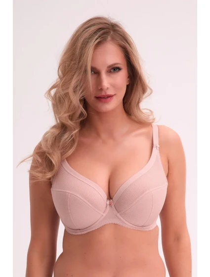 POLOMĚKKÁ PODPRSENKA model 21089272 ART 1058 RŮŽOVÁ - Gaia