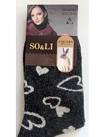 Ponožky SO&LI model 22354469 vzor 53 Angora 35–42 - WiK Ponožky SO&LI model 22354469 vzor 53 Angora 35–42 - WiK